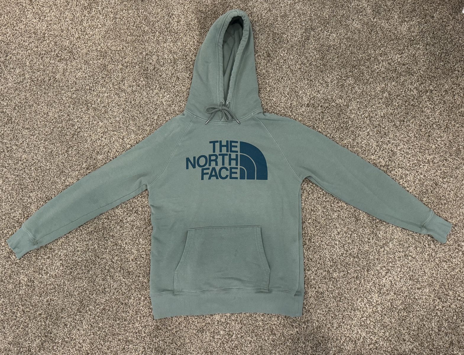 The North Face Women's Green Pullover Hoodie Sweatshirt Size Small