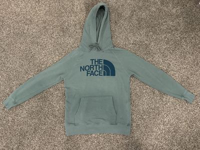 The North Face Women's Green Pullover Hoodie Sweatshirt Size Small