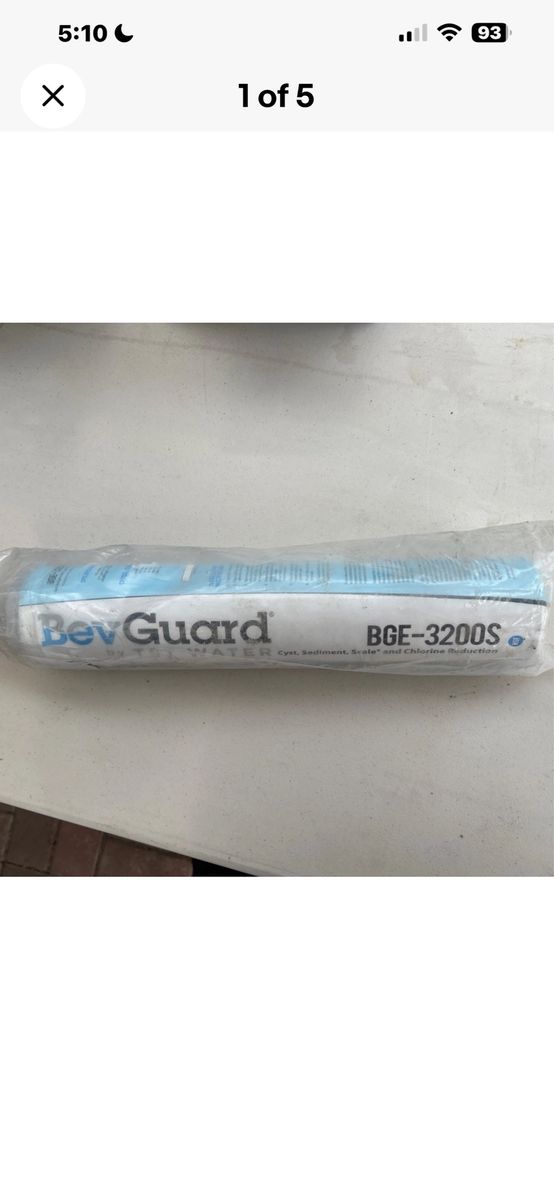 New BevGuard BGE-3200S Beverage Dispenser Replacement Water Filter Cartridge