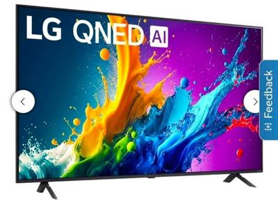 LG QNED 75” 4K Smart TV 75QNED80 Brand New Complete #205