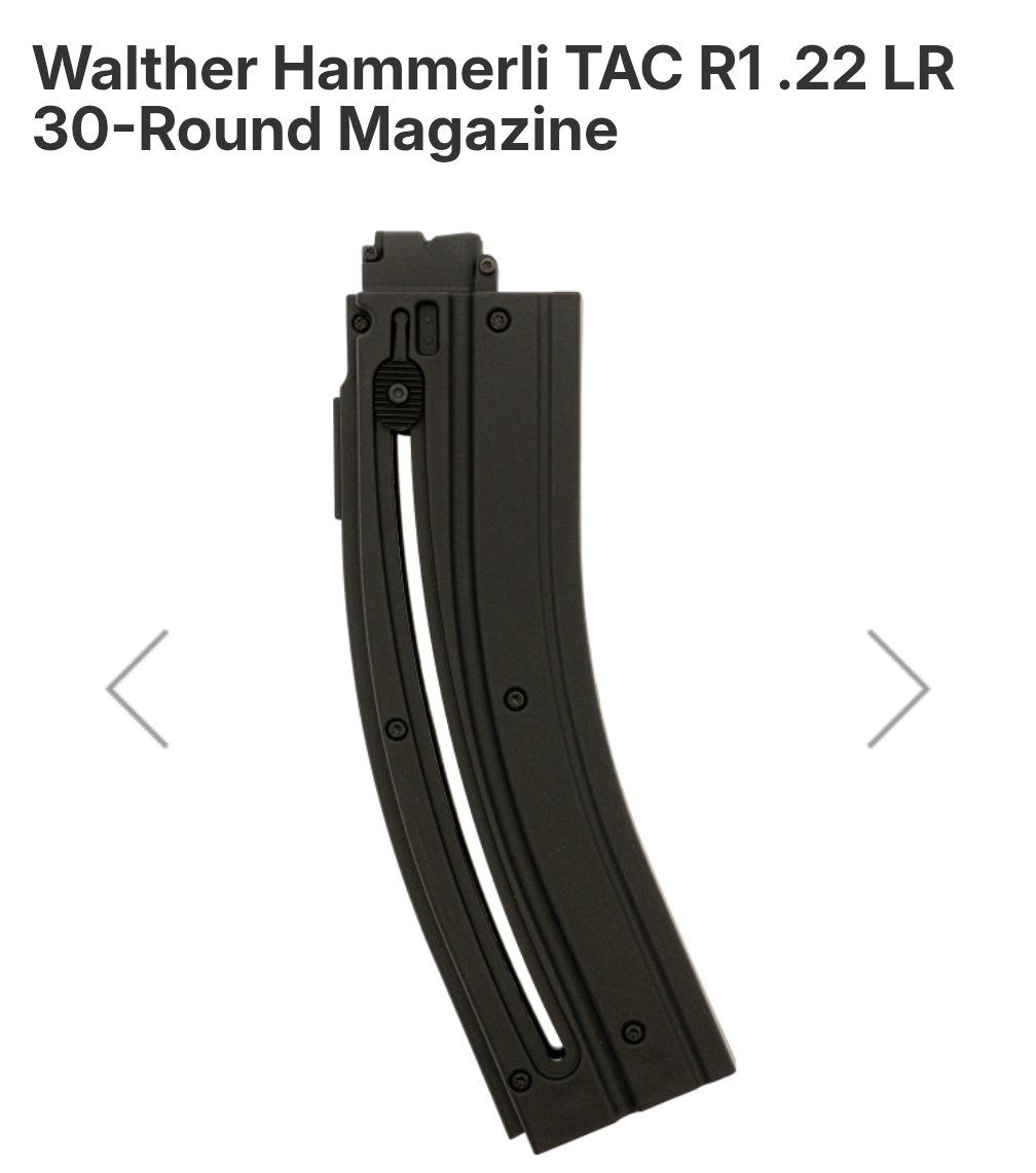 Brand New Walther Hammerli TAC R1 .22 LR 30rd Magazine
