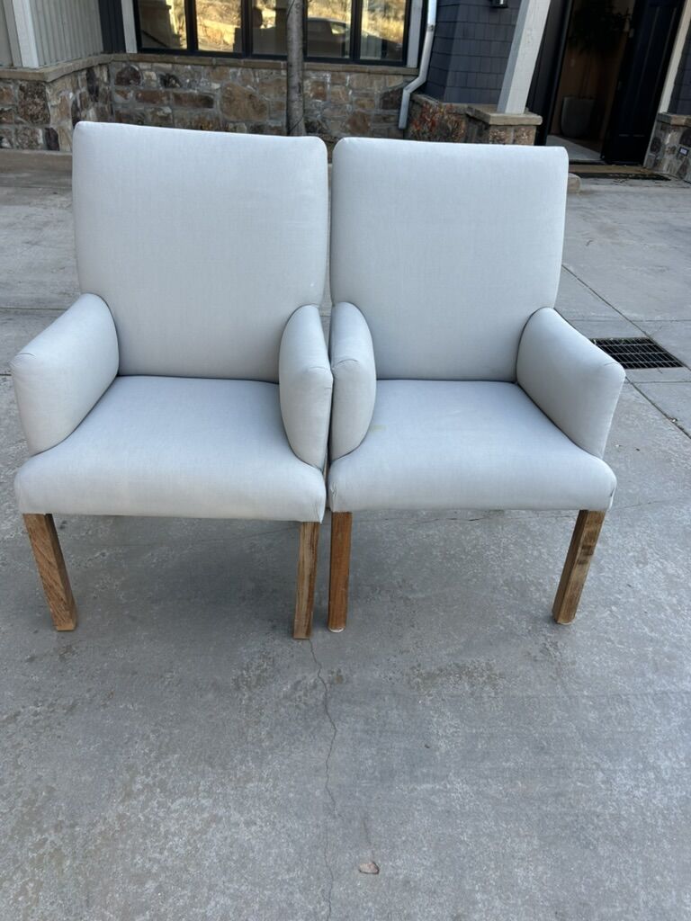 Two armchairs