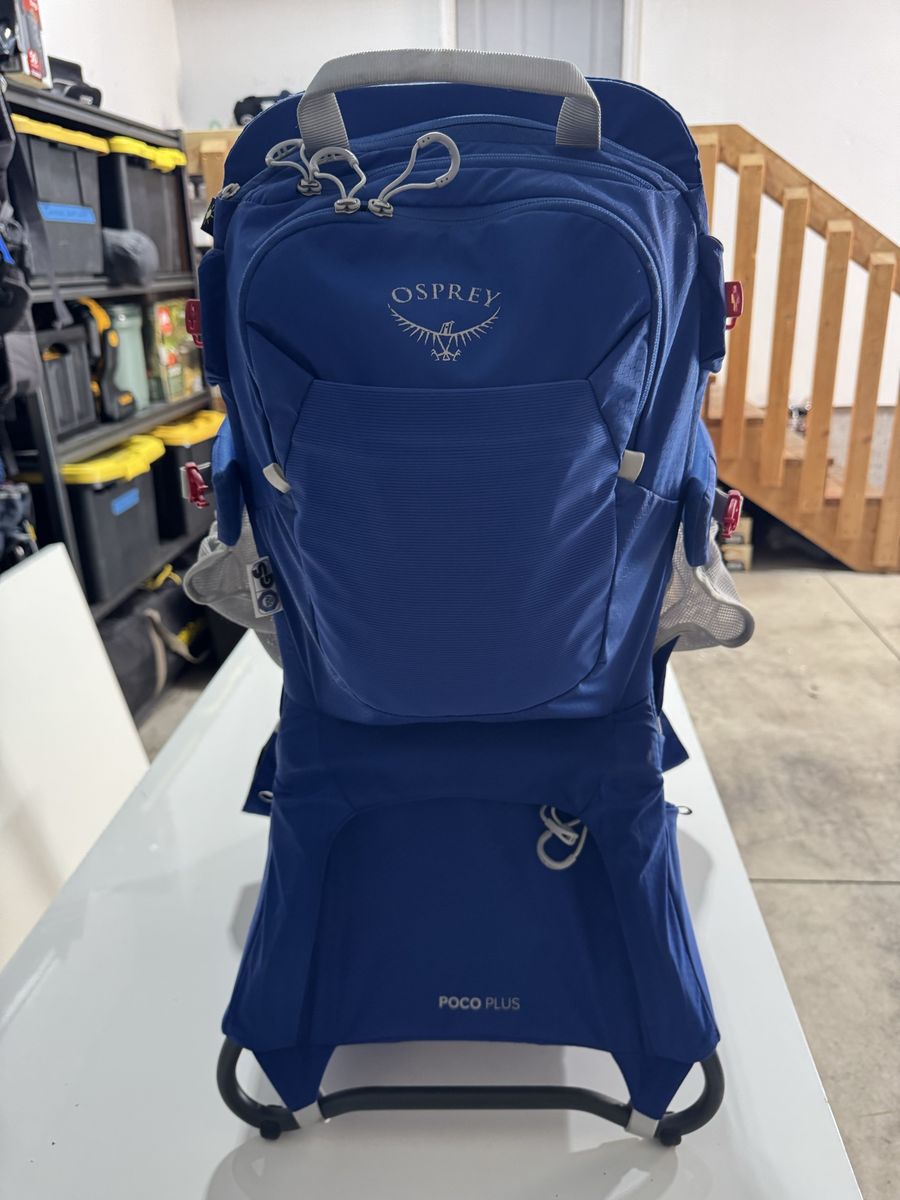 Osprey Poco Plus Child Carrier Backpack - Blue, Excellent Condition- New