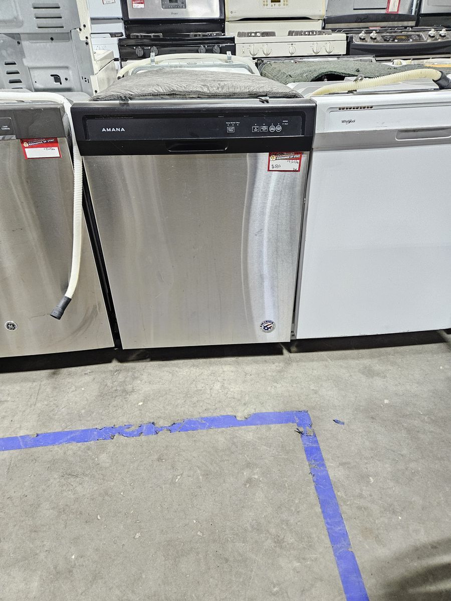 Used Amana Built-In Dishwasher Stainless Steel - Good Condition