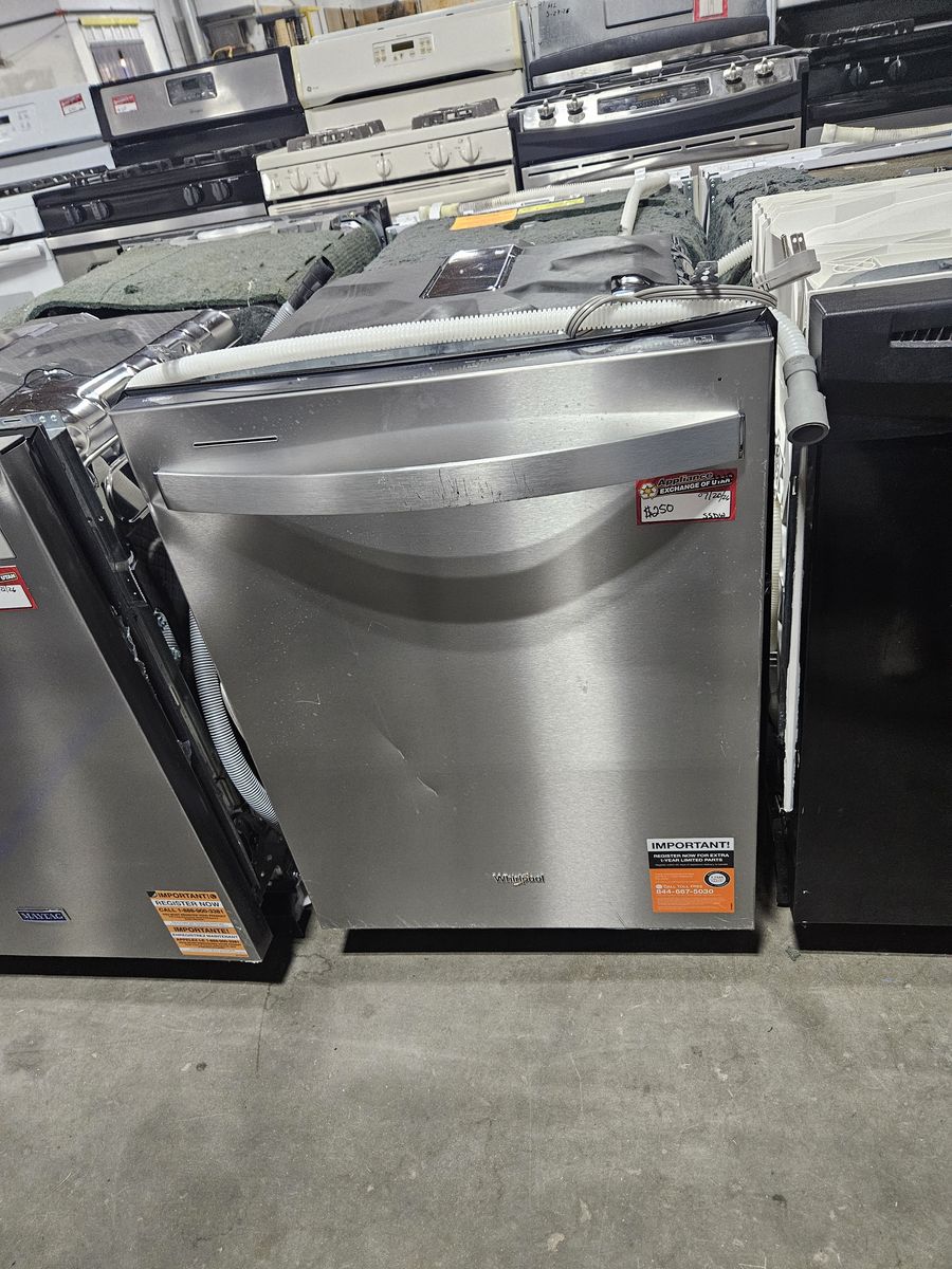 Whirlpool Stainless Steel Built-in Dishwasher - Used