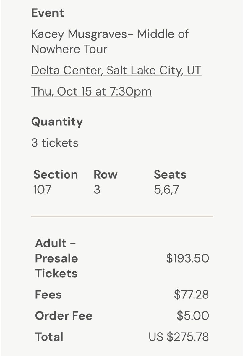 Kacey Musgraves Tickets