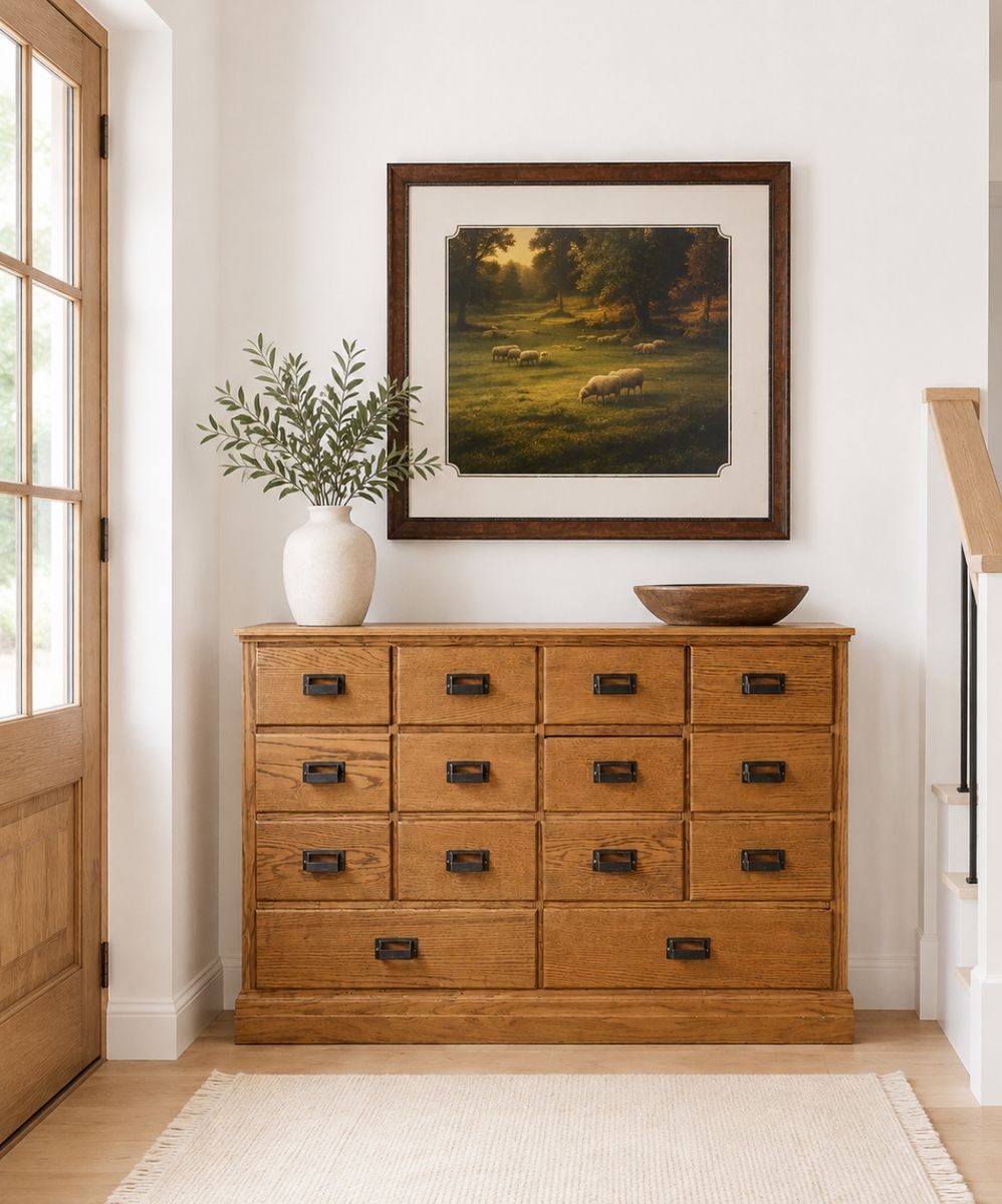 Amazing Antique Oak File Card Cabinet Lowered $$$