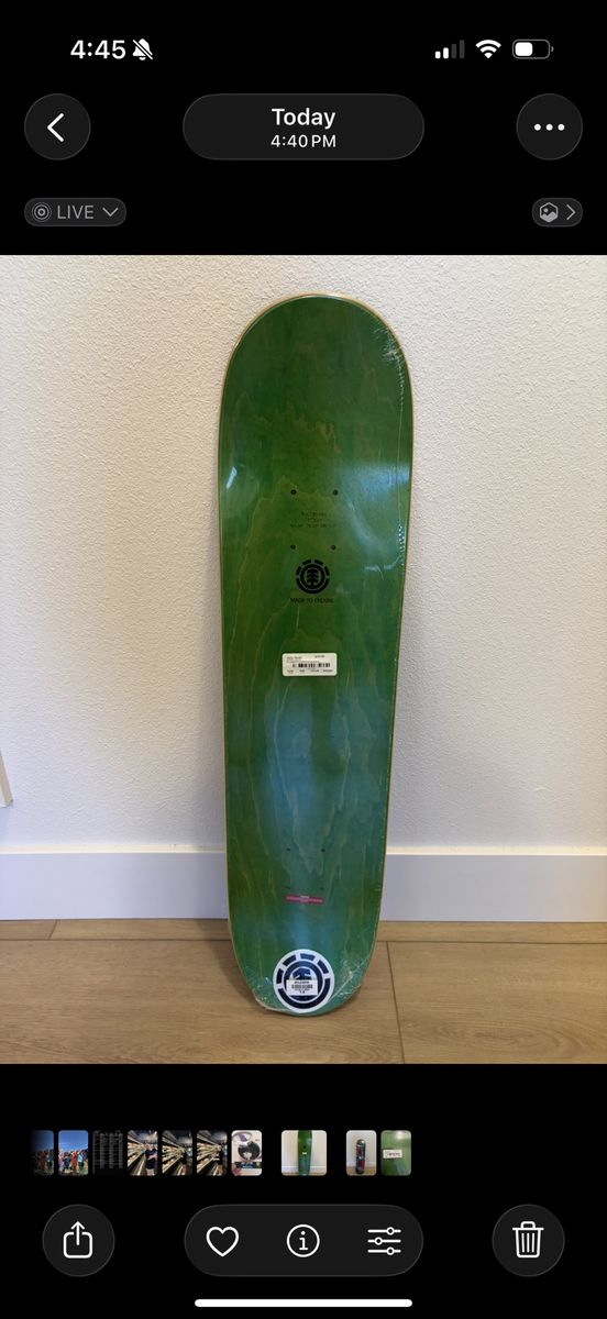 Element Skateboard Deck size 7.5 - New, Unopened