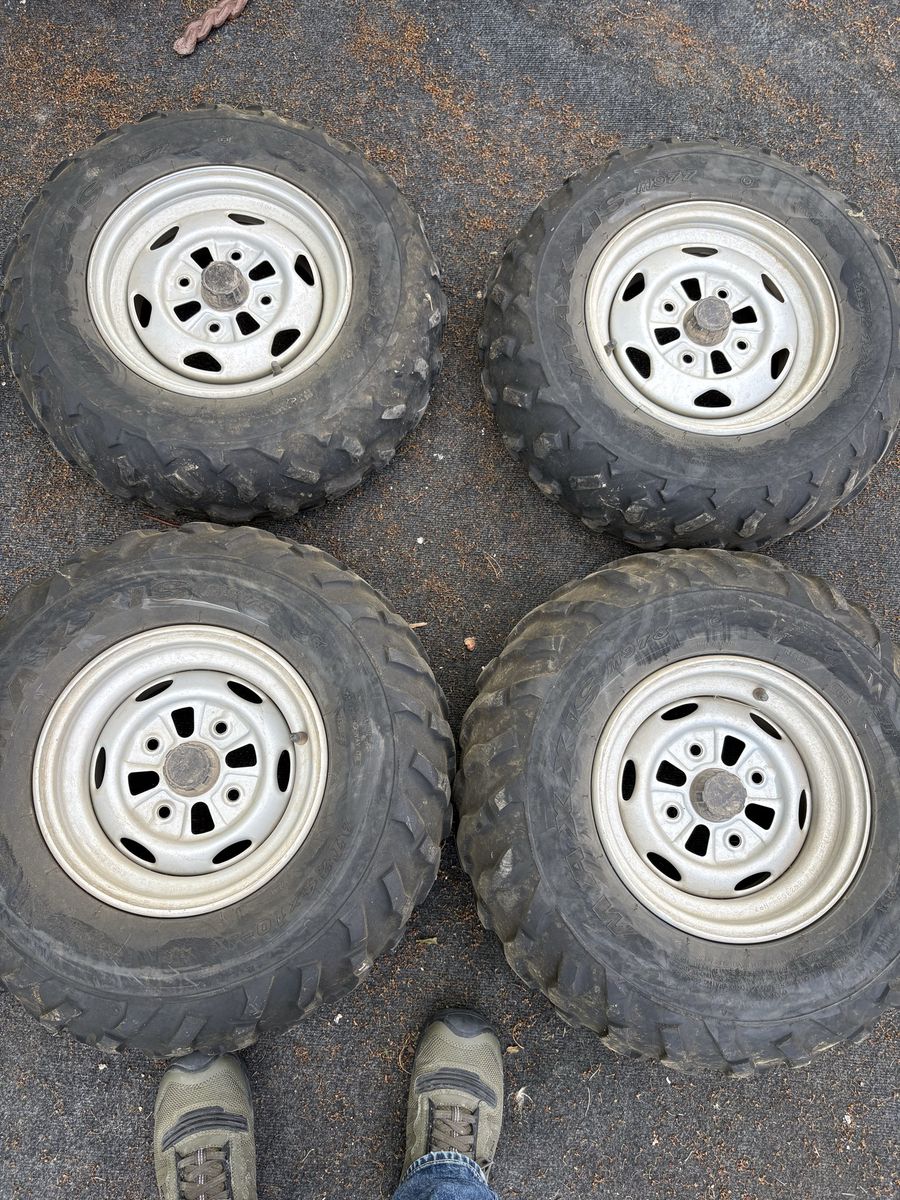 Honda rancher factory tires and wheels 4x110