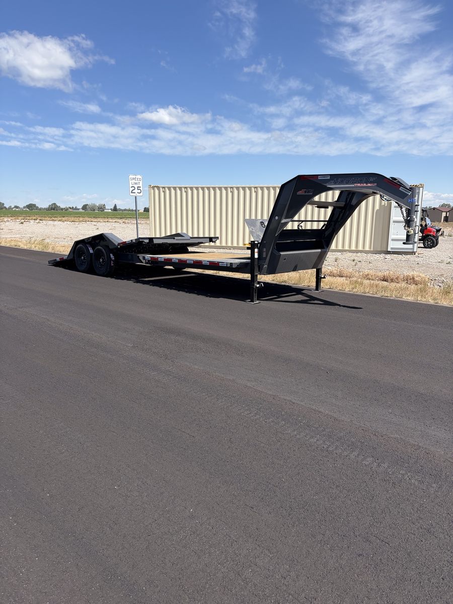 New 26’ Gravity Tilt Gooseneck Trailer