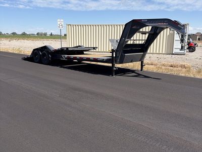 New 26’ Gravity Tilt Gooseneck Trailer
