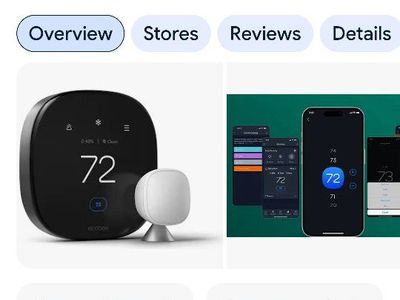 Ecobee Smart Thermostat Premium - Black - Smart Home Device with Remote Sensor