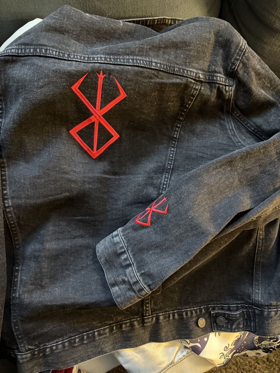 Black Berserk Jean Jacket