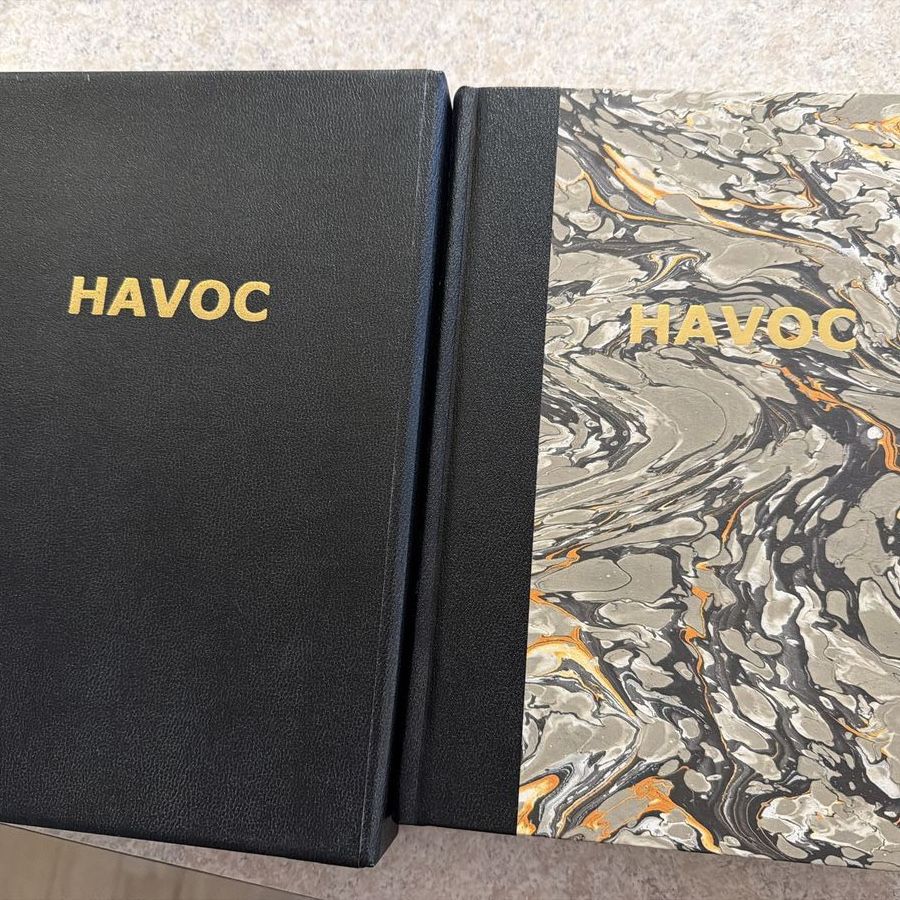 Havoc by Jack DuBrul Signed Limited Edition Hardcover Book with Slipcase (#43/98)