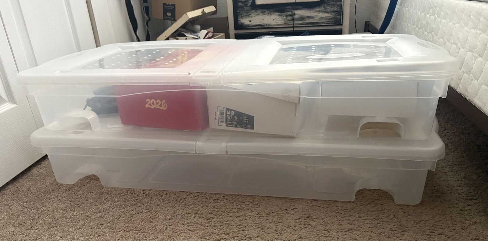 Rubbermade Under Bed Storage Bins