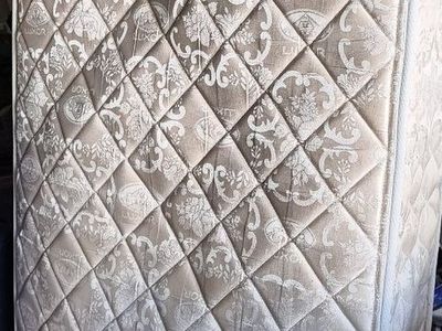 2 Clean Twin Mattresses, 1 box spring