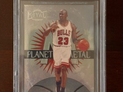 1997 Michael Jordan Planet Metal #1 BGS 7.5