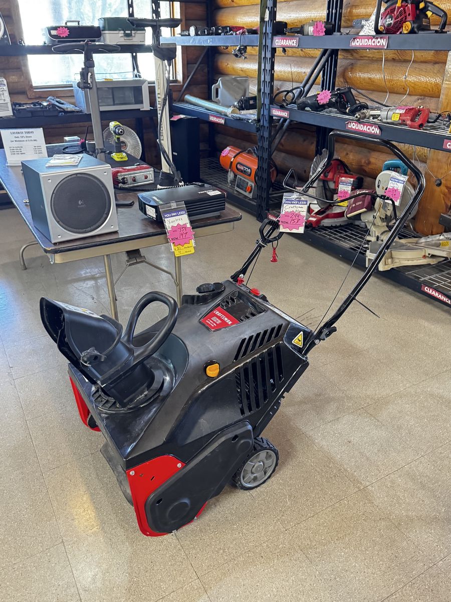 Craftsman Snow Blower - Black and Red, Electric Start, Walk-Behind