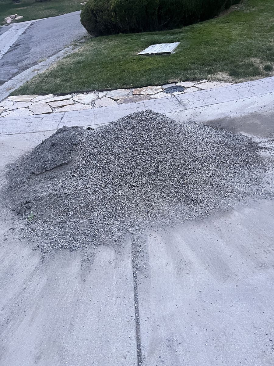 Gravel and paver sand 