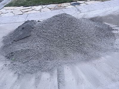 Gravel and paver sand
