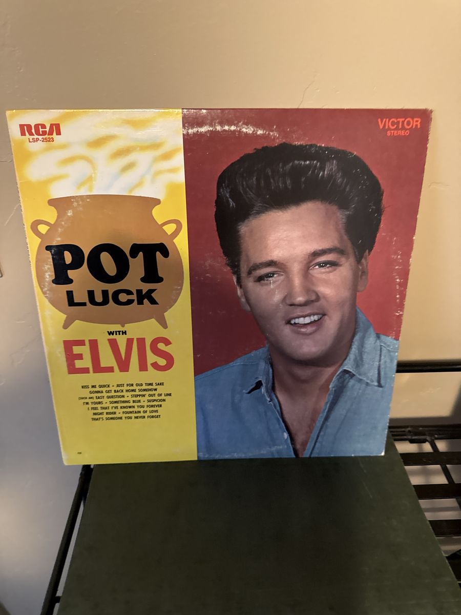 Vintage Elvis Presley Pot Luck Vinyl LP Album RCA Victor LSP-2523 Stereo