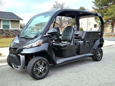 2026 Club Car CRU Black | Street-Legal 6-Passenger Lithium LSV - $34,960
