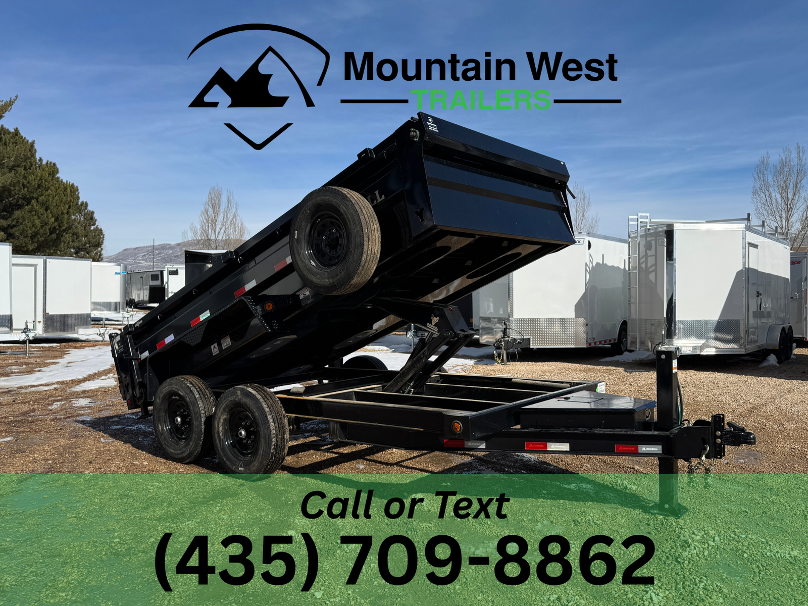 2026 Iron Bull Trailers 7X14-14.9K Dump Trailer w/ 24" Sides