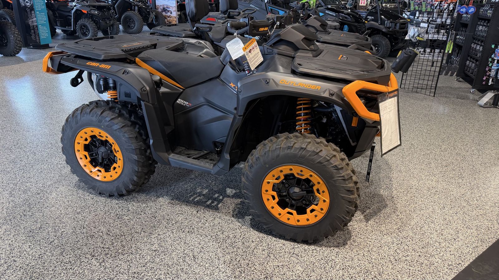 Can-Am Outlander XT-P 1000R ATV - Black/Orange with Rotax 1000R Engine