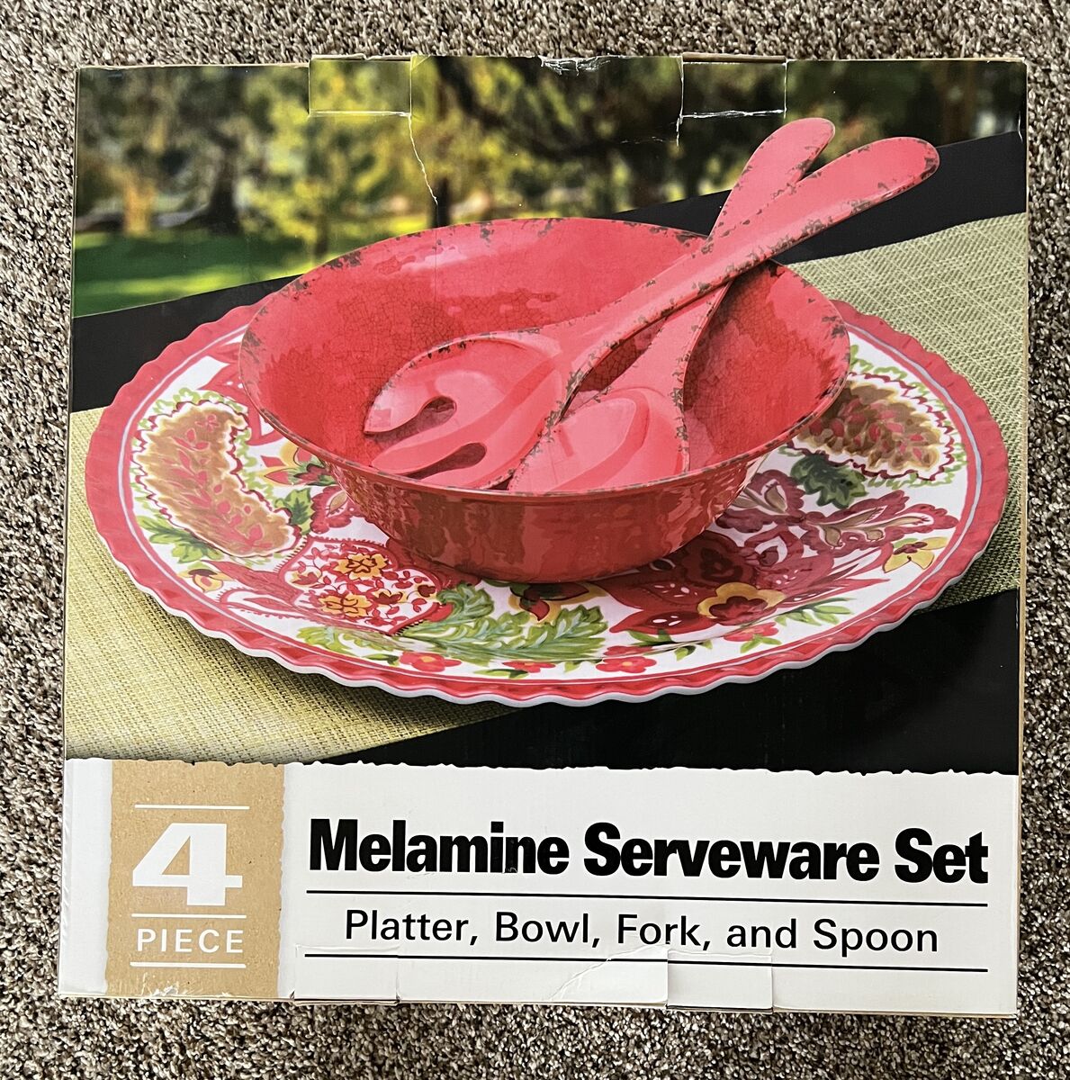 Extra Large Melamine Serveware Set