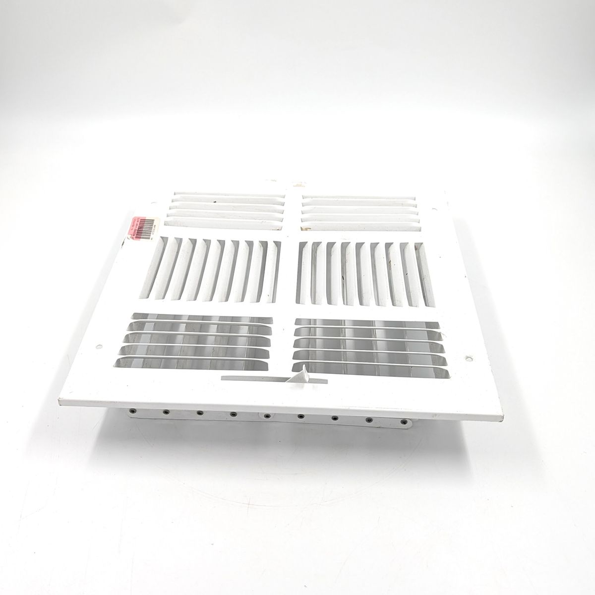10 Inch White Steel Return HVAC Vent