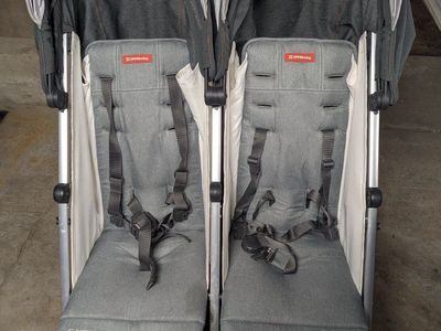 UPPAbaby G-LINK 2 Double Umbrella Stroller - Gray