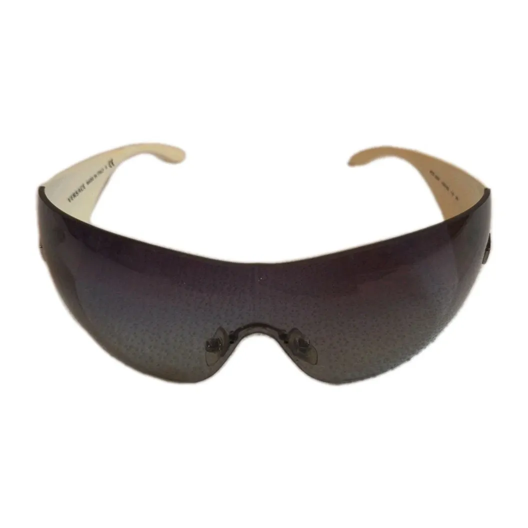 Versace Silver/White Gradient Sunglasses Unisex