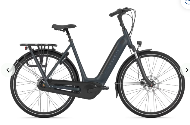 Gazelle Arroyo C7 Elite Electric Commuter Bike (2021) - Saturn Blue, 48 Miles, Bosch Motor, 500Wh Battery