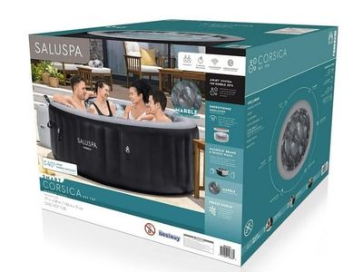 SaluSpa Corsica Round Energy-Saving Smart AirJet Inflatable Hot Tub