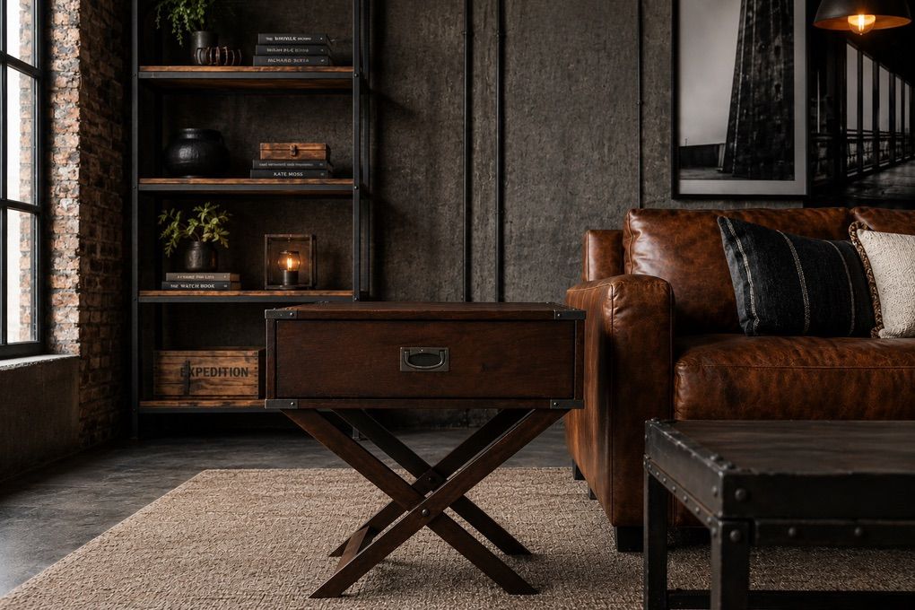 Pair Of Espresso Brown End Tables/nightstands