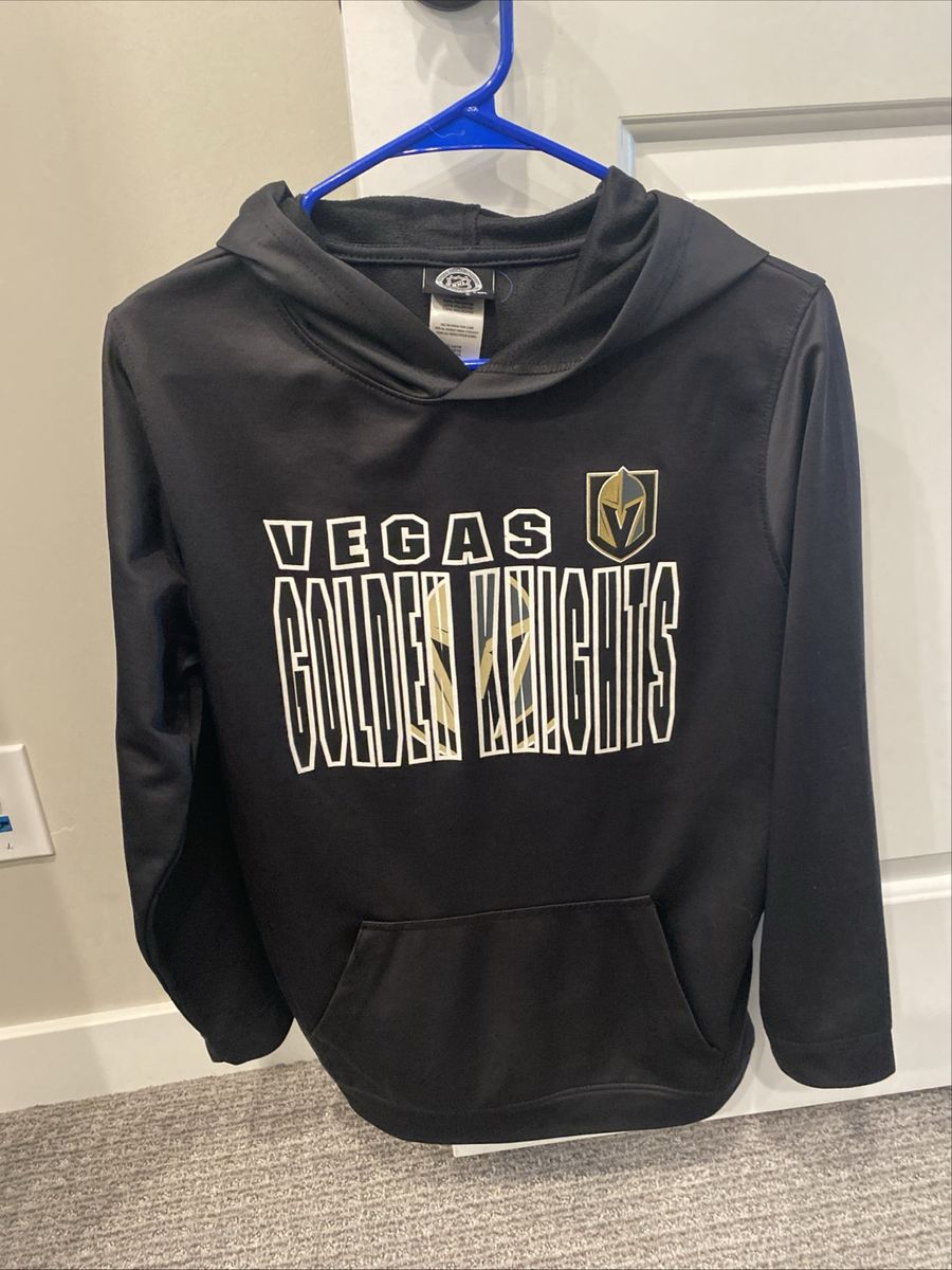 Boys -Official NHL Vegas Golden Knights Black Pullover Hoodie - XL 14/16 New