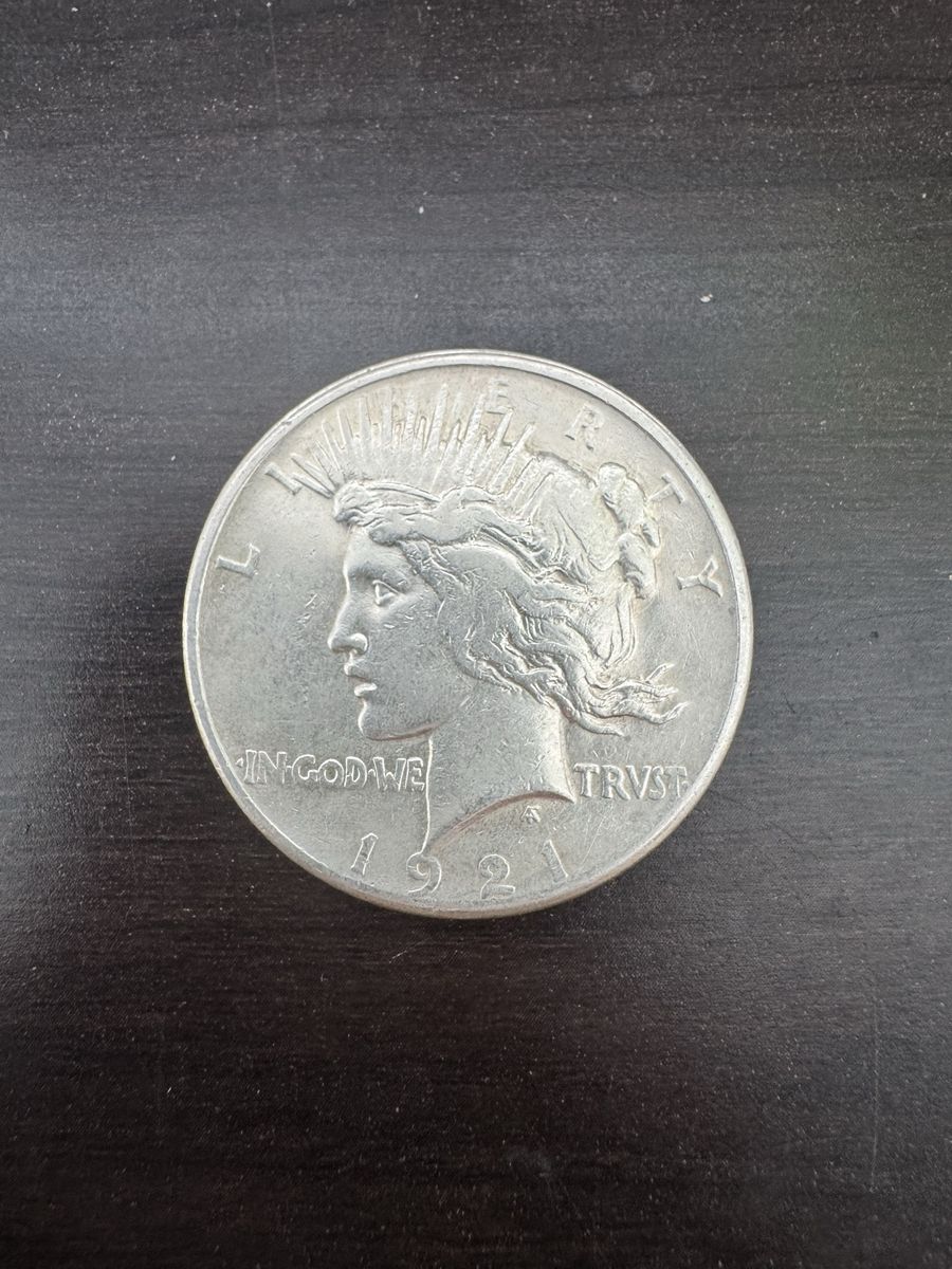 1921 Peace Silver Dollar – Key Date High Relief (90% Silver)