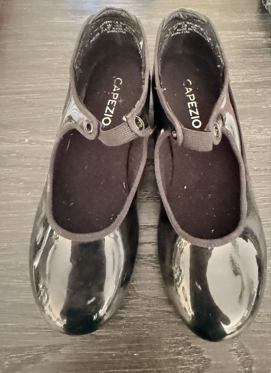 Capezio Black Patent Tap Shoes