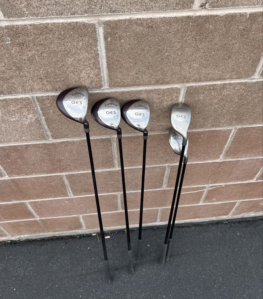 Callaway Women’s GES Long Short Fairway Driver Irons Gold Clubs