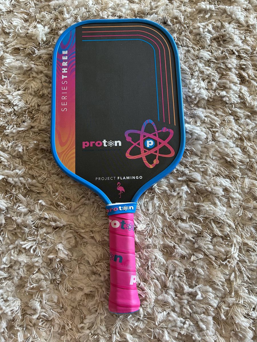 Proton Series Three Project Flamingo Pickleball Paddle