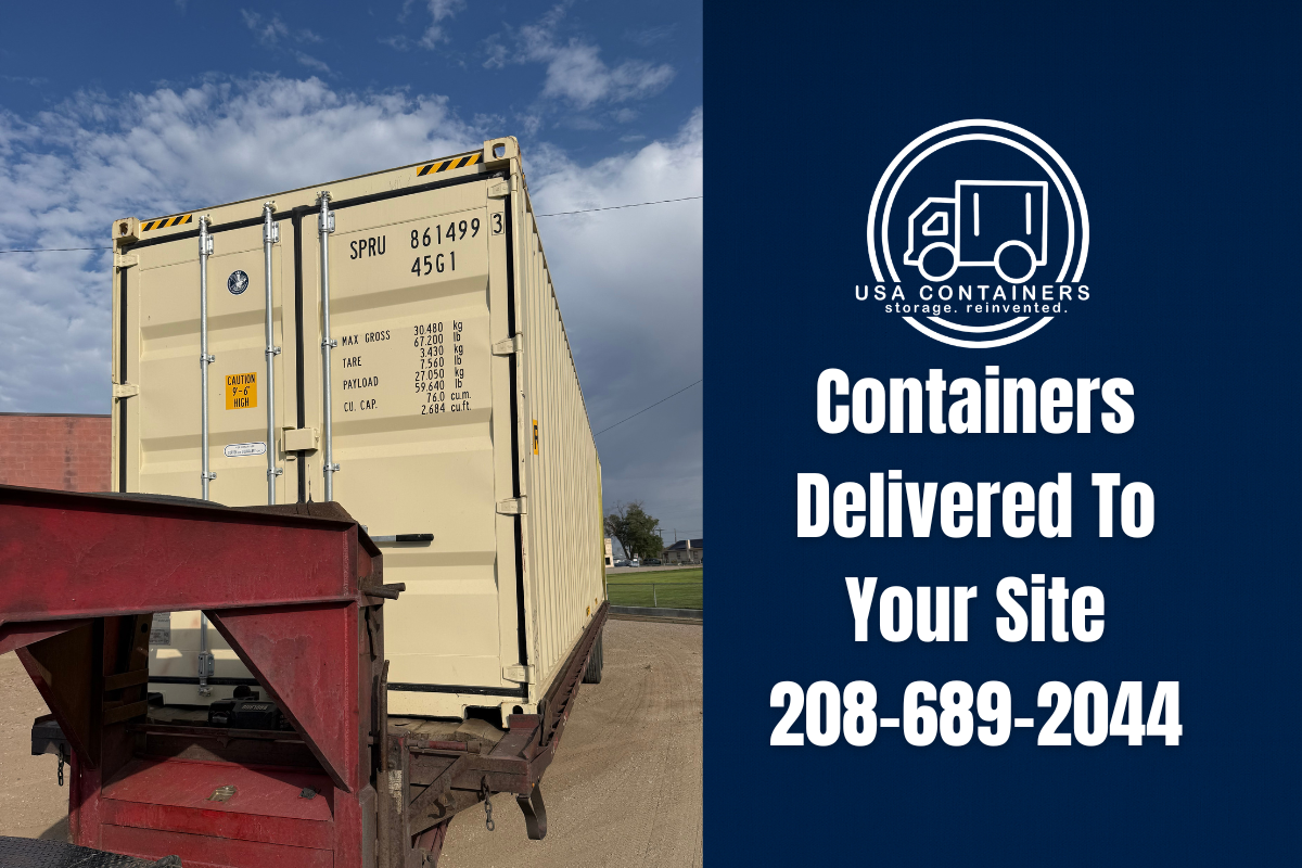 40' Shipping Container – Ranch Equipment Storage – Fast Delivery