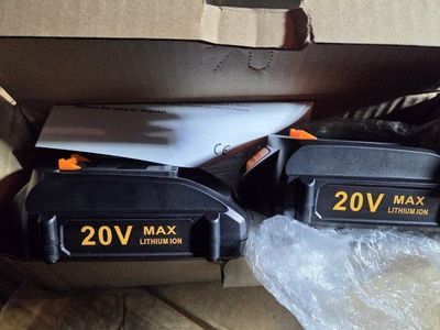 2 New Replacement 20V Lithium Batteries for Worx 20v 3.5ah