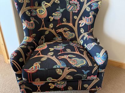 2 piece set of Custom Wingback chairs