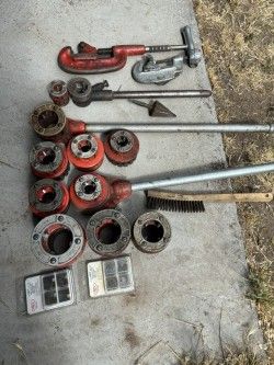 pipe threader sets, plumbing
