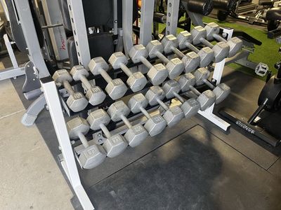 RARE! Vintage IVANKO Dumbbell Set & Rack