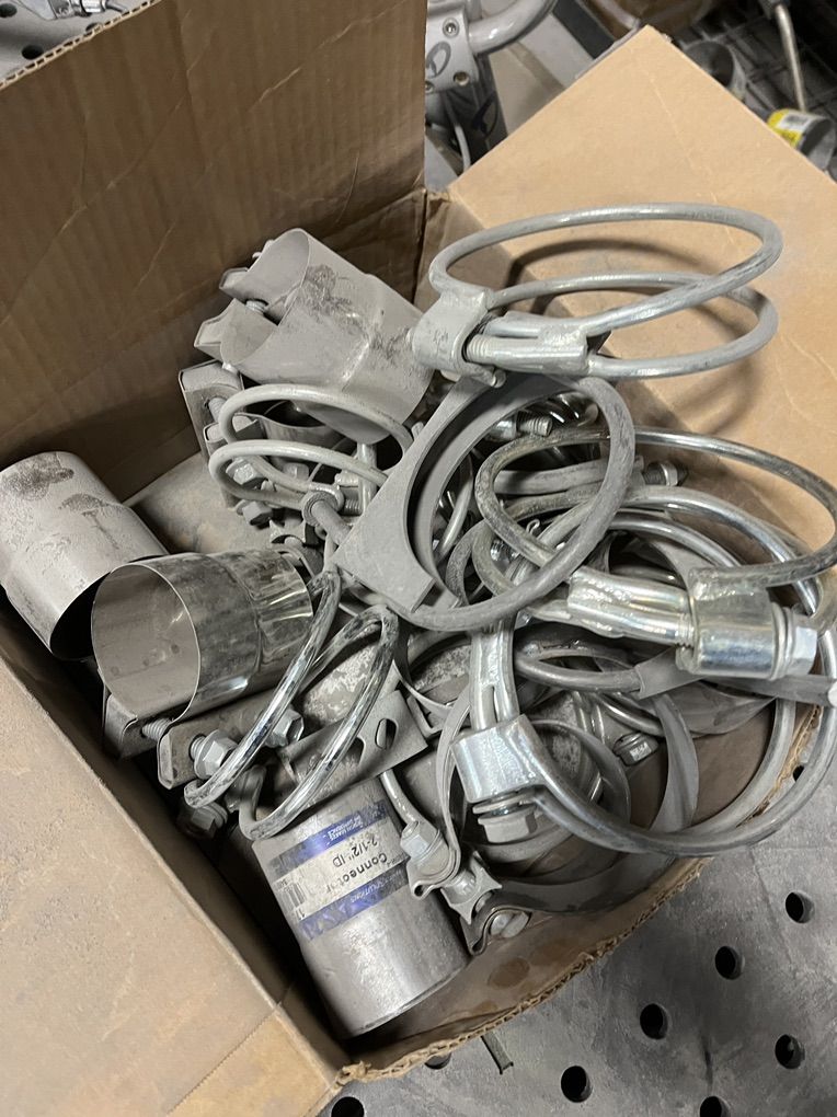 Misc Exhaust Clamps New.