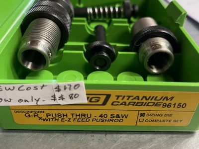 Redding 40 sw Push Thru Sizing Die.