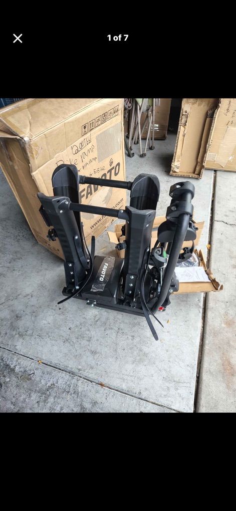 Favoto Bike Rack For Car With Ramp 2-bike