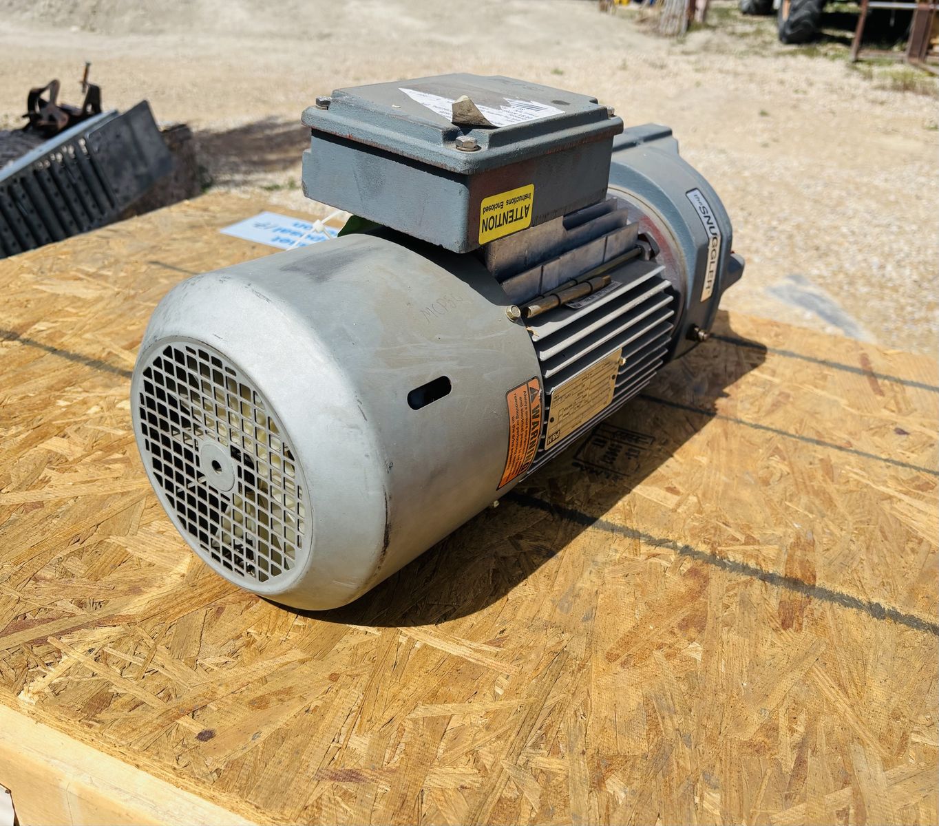 P&H 3HP Electric Gear Motor 1720 RPM 230/460V 3-Phase TEFC Industrial Drive