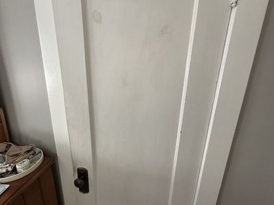 Vintage Single Panel Interior Solid Wood Doors- White Painted